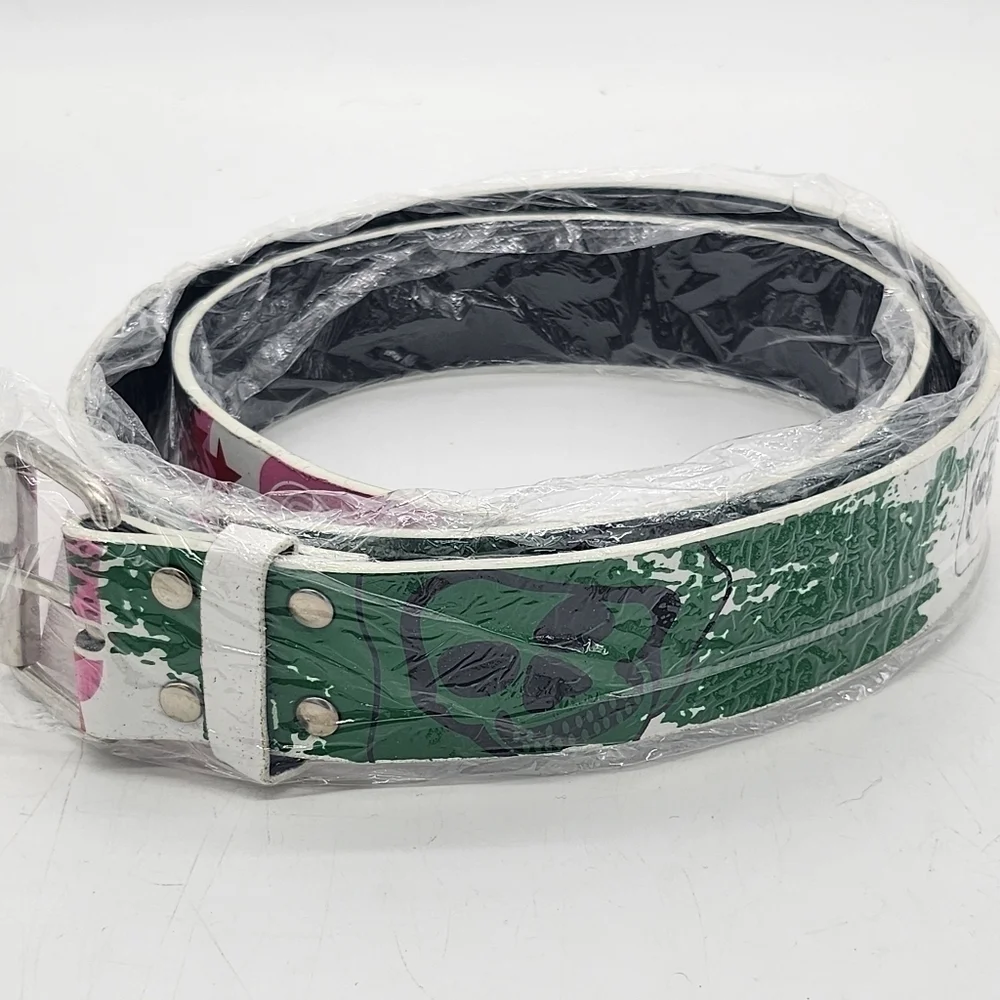 Halloween Skulls FashionBelt Size XL 46 inches NWT